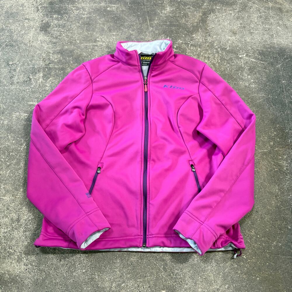 KLIM Whistler Jacket Size L Pink Softshell Mesh Lined Snow Gore-Tex Windstopper